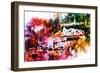 NYC Watercolor Collection - Broadway-Philippe Hugonnard-Framed Art Print