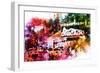 NYC Watercolor Collection - Broadway-Philippe Hugonnard-Framed Art Print