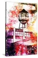 NYC Watercolor Collection - Brooklyn Industry-Philippe Hugonnard-Stretched Canvas