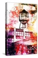 NYC Watercolor Collection - Brooklyn Industry-Philippe Hugonnard-Stretched Canvas