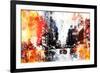 NYC Watercolor Collection - Busy-Philippe Hugonnard-Framed Art Print