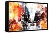 NYC Watercolor Collection - Busy-Philippe Hugonnard-Framed Stretched Canvas