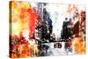 NYC Watercolor Collection - Busy-Philippe Hugonnard-Stretched Canvas