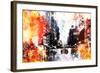 NYC Watercolor Collection - Busy-Philippe Hugonnard-Framed Art Print