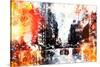 NYC Watercolor Collection - Busy-Philippe Hugonnard-Stretched Canvas