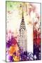 NYC Watercolor Collection - Chrysler Building-Philippe Hugonnard-Mounted Art Print