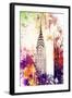 NYC Watercolor Collection - Chrysler Building-Philippe Hugonnard-Framed Art Print