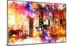 NYC Watercolor Collection - Color Explosion-Philippe Hugonnard-Mounted Art Print