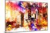 NYC Watercolor Collection - Color Explosion-Philippe Hugonnard-Mounted Art Print