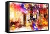 NYC Watercolor Collection - Color Explosion-Philippe Hugonnard-Framed Stretched Canvas