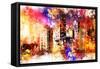 NYC Watercolor Collection - Color Explosion-Philippe Hugonnard-Framed Stretched Canvas