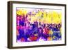 NYC Watercolor Collection - Colorful Midtown-Philippe Hugonnard-Framed Art Print