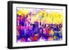 NYC Watercolor Collection - Colorful Midtown-Philippe Hugonnard-Framed Art Print