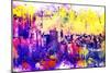 NYC Watercolor Collection - Colorful Midtown-Philippe Hugonnard-Mounted Art Print