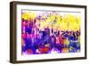 NYC Watercolor Collection - Colorful Midtown-Philippe Hugonnard-Framed Premium Giclee Print