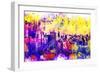 NYC Watercolor Collection - Colorful Midtown-Philippe Hugonnard-Framed Premium Giclee Print