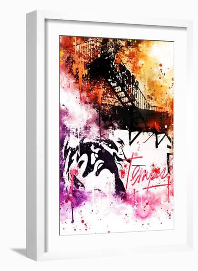 NYC Watercolor Collection - Colors Mind-Philippe Hugonnard-Framed Art Print