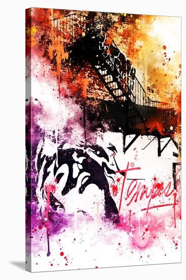 NYC Watercolor Collection - Colors Mind-Philippe Hugonnard-Stretched Canvas