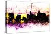 NYC Watercolor Collection - Colors Sunrise-Philippe Hugonnard-Stretched Canvas