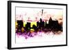 NYC Watercolor Collection - Colors Sunrise-Philippe Hugonnard-Framed Art Print