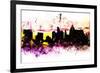 NYC Watercolor Collection - Colors Sunrise-Philippe Hugonnard-Framed Art Print