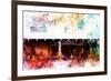 NYC Watercolor Collection - Coney Island Station-Philippe Hugonnard-Framed Art Print