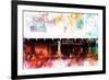 NYC Watercolor Collection - Coney Island Station-Philippe Hugonnard-Framed Art Print