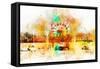 NYC Watercolor Collection - Coney Island-Philippe Hugonnard-Framed Stretched Canvas