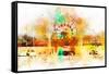 NYC Watercolor Collection - Coney Island-Philippe Hugonnard-Framed Stretched Canvas