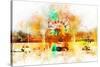 NYC Watercolor Collection - Coney Island-Philippe Hugonnard-Stretched Canvas