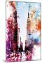 NYC Watercolor Collection - Crossing-Philippe Hugonnard-Mounted Art Print