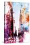 NYC Watercolor Collection - Crossing-Philippe Hugonnard-Stretched Canvas