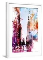 NYC Watercolor Collection - Crossing-Philippe Hugonnard-Framed Art Print