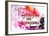 NYC Watercolor Collection - Danger !-Philippe Hugonnard-Framed Art Print