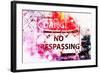 NYC Watercolor Collection - Danger !-Philippe Hugonnard-Framed Art Print