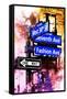 NYC Watercolor Collection - Directions-Philippe Hugonnard-Framed Stretched Canvas