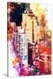 NYC Watercolor Collection - District-Philippe Hugonnard-Stretched Canvas