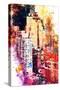 NYC Watercolor Collection - District-Philippe Hugonnard-Stretched Canvas
