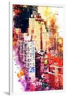 NYC Watercolor Collection - District-Philippe Hugonnard-Framed Art Print