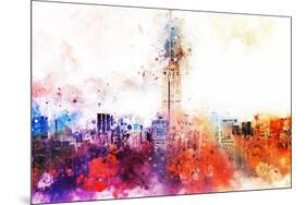 NYC Watercolor Collection - Empire Skyline-Philippe Hugonnard-Mounted Art Print