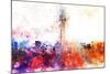 NYC Watercolor Collection - Empire Skyline-Philippe Hugonnard-Mounted Art Print