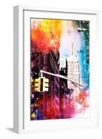 NYC Watercolor Collection - Empire-Philippe Hugonnard-Framed Art Print
