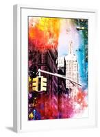 NYC Watercolor Collection - Empire-Philippe Hugonnard-Framed Art Print