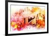 NYC Watercolor Collection - End of the day-Philippe Hugonnard-Framed Art Print