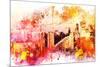 NYC Watercolor Collection - End of the day-Philippe Hugonnard-Mounted Art Print