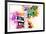 NYC Watercolor Collection - Fashion Ave-Philippe Hugonnard-Framed Art Print