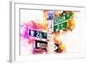 NYC Watercolor Collection - Fashion Ave-Philippe Hugonnard-Framed Art Print
