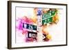 NYC Watercolor Collection - Fashion Ave-Philippe Hugonnard-Framed Art Print