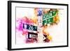 NYC Watercolor Collection - Fashion Ave-Philippe Hugonnard-Framed Art Print