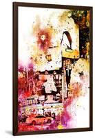 NYC Watercolor Collection - Fashion Times Square-Philippe Hugonnard-Framed Art Print